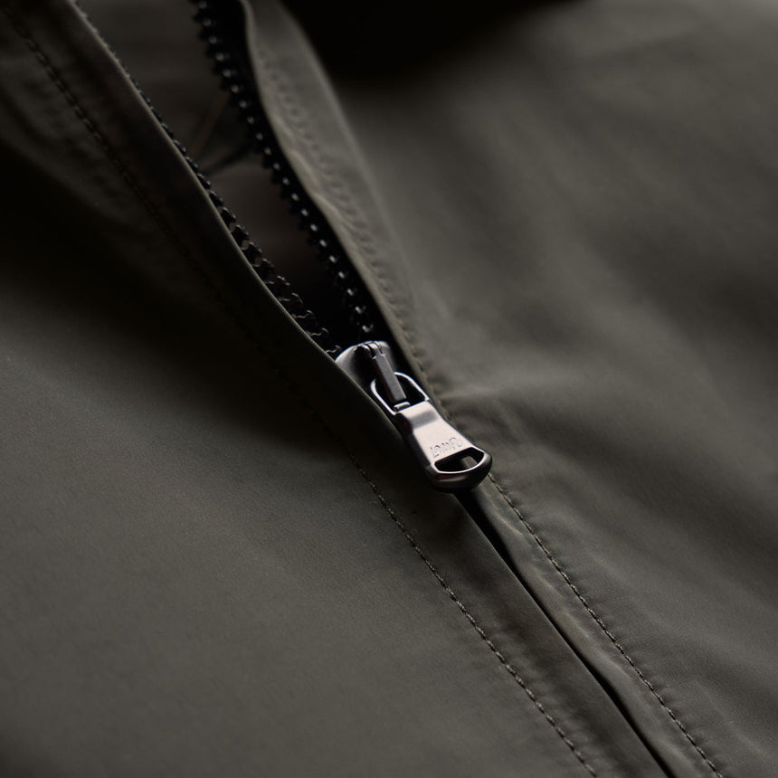 Recycled Twill Coach Jacket in Dark Olive | James Perse Los Angeles