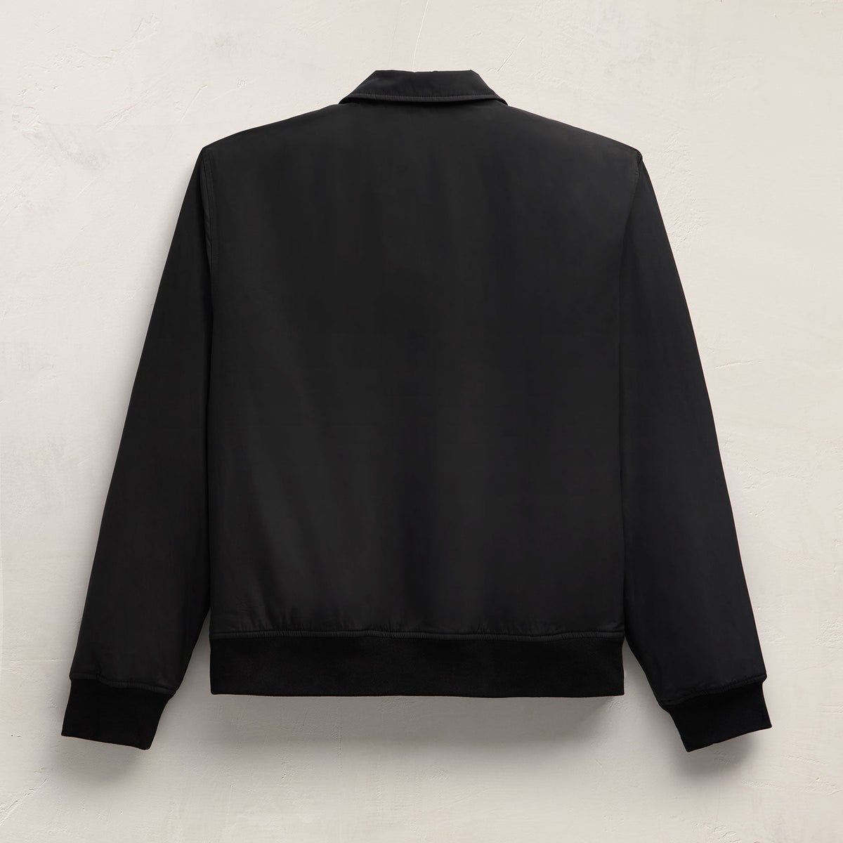Recycled Poly Bomber Jacket in Black | James Perse Los Angeles