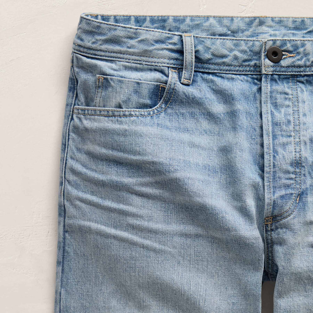 Denim Wide Leg Fit in California Sunfade | James Perse Los Angeles