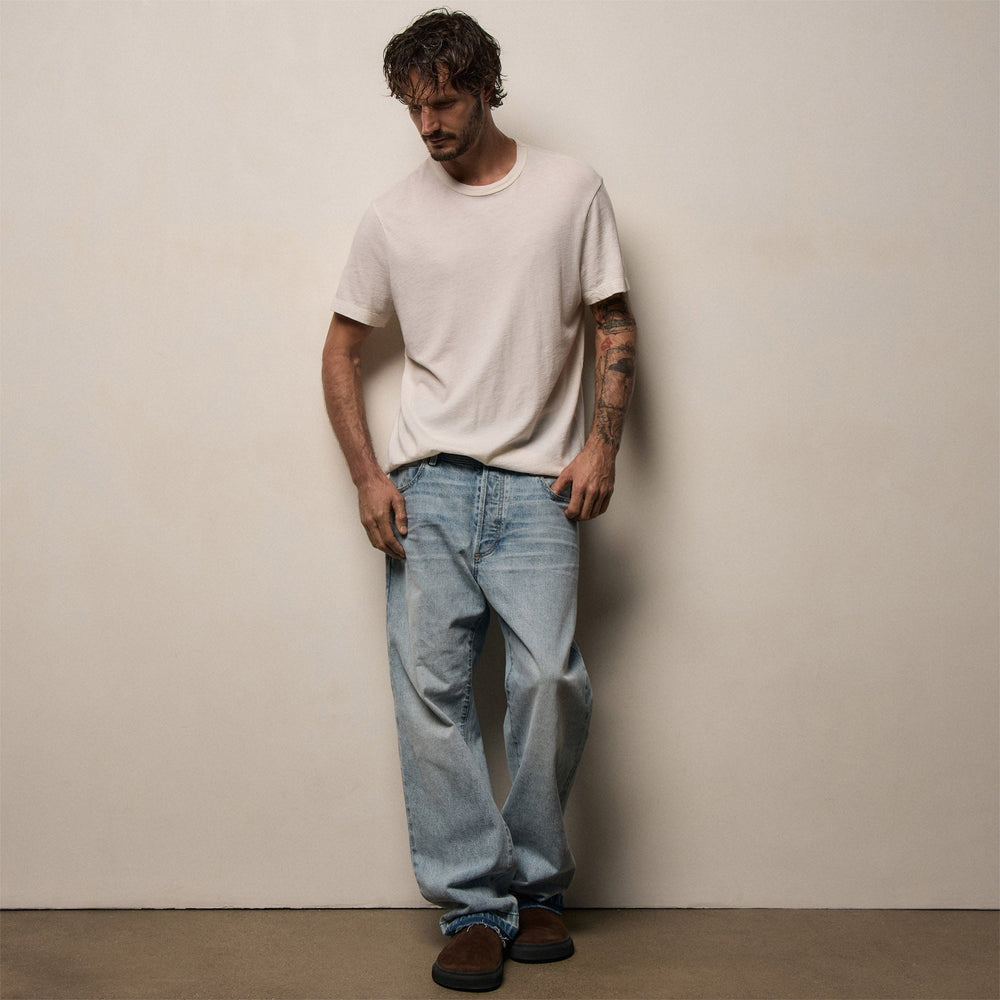 Denim Wide Leg Fit in California Sunfade | James Perse Los Angeles