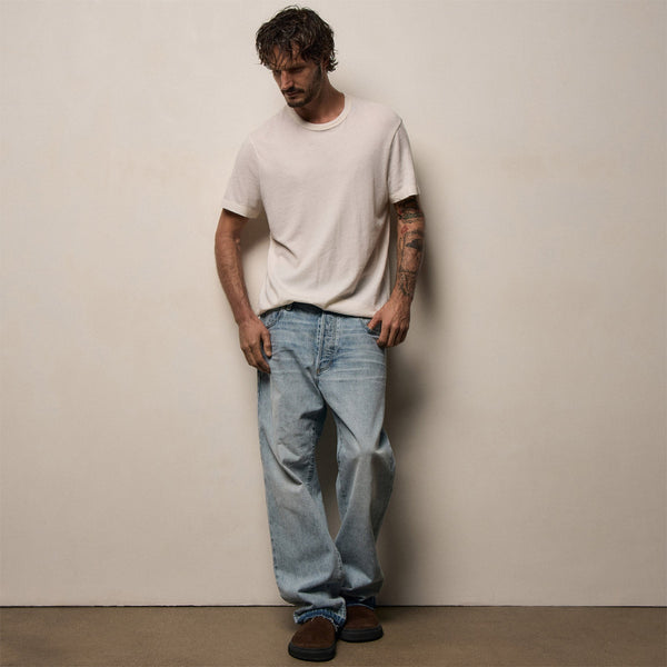 Denim Wide Leg Fit in California Sunfade | James Perse Los Angeles