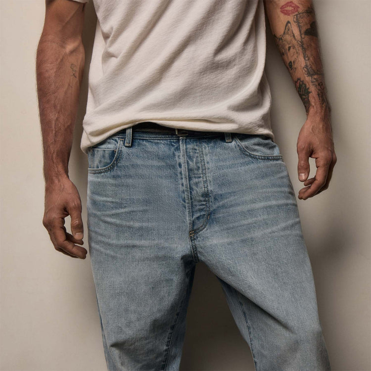 Denim Wide Leg Fit in California Sunfade | James Perse Los Angeles