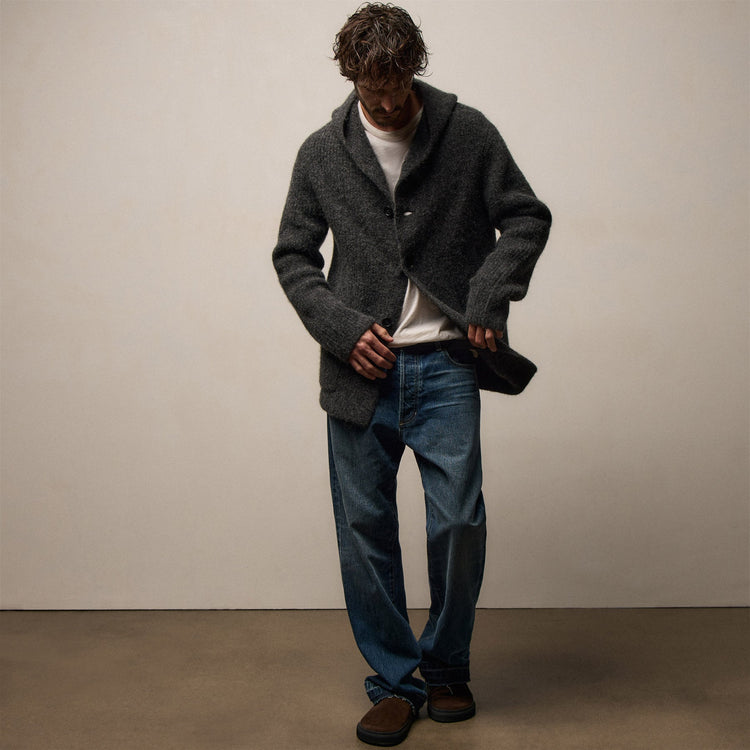 Denim Wide Leg Fit in Blue Pacific | James Perse Los Angeles