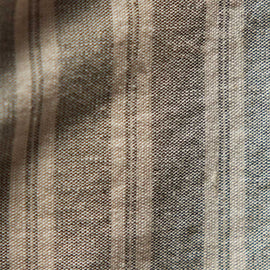 Striped Classic Shirt in Magma/Natural | James Perse Los Angeles