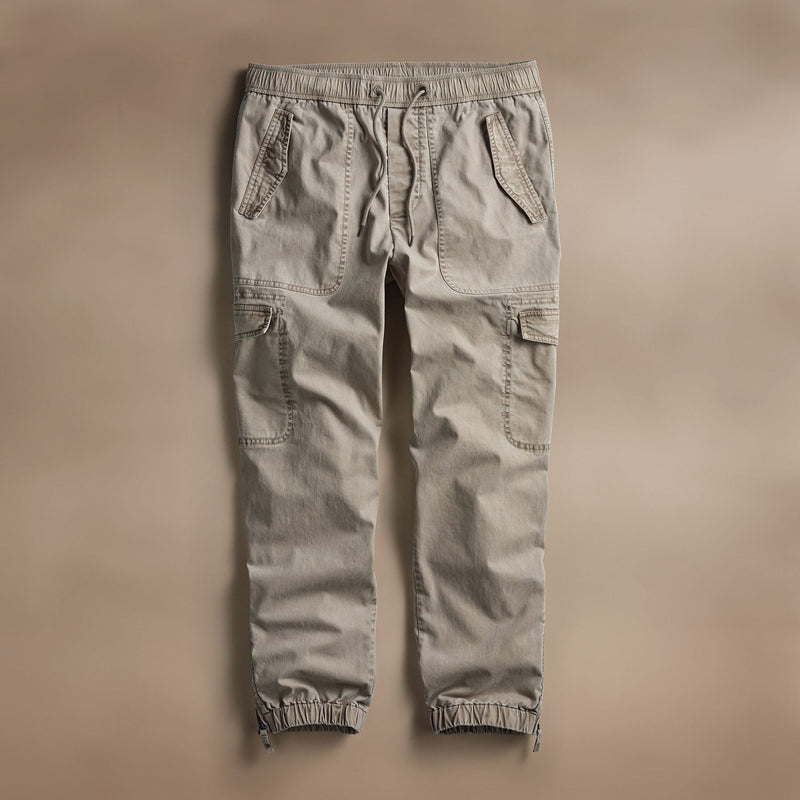 Multi Pocket Flight Pant  in Light Tan Pigment | James Perse Los Angeles