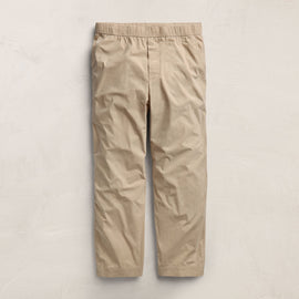 Stretch Poplin Drawstring Pant in Light Khaki | James Perse Los Angeles