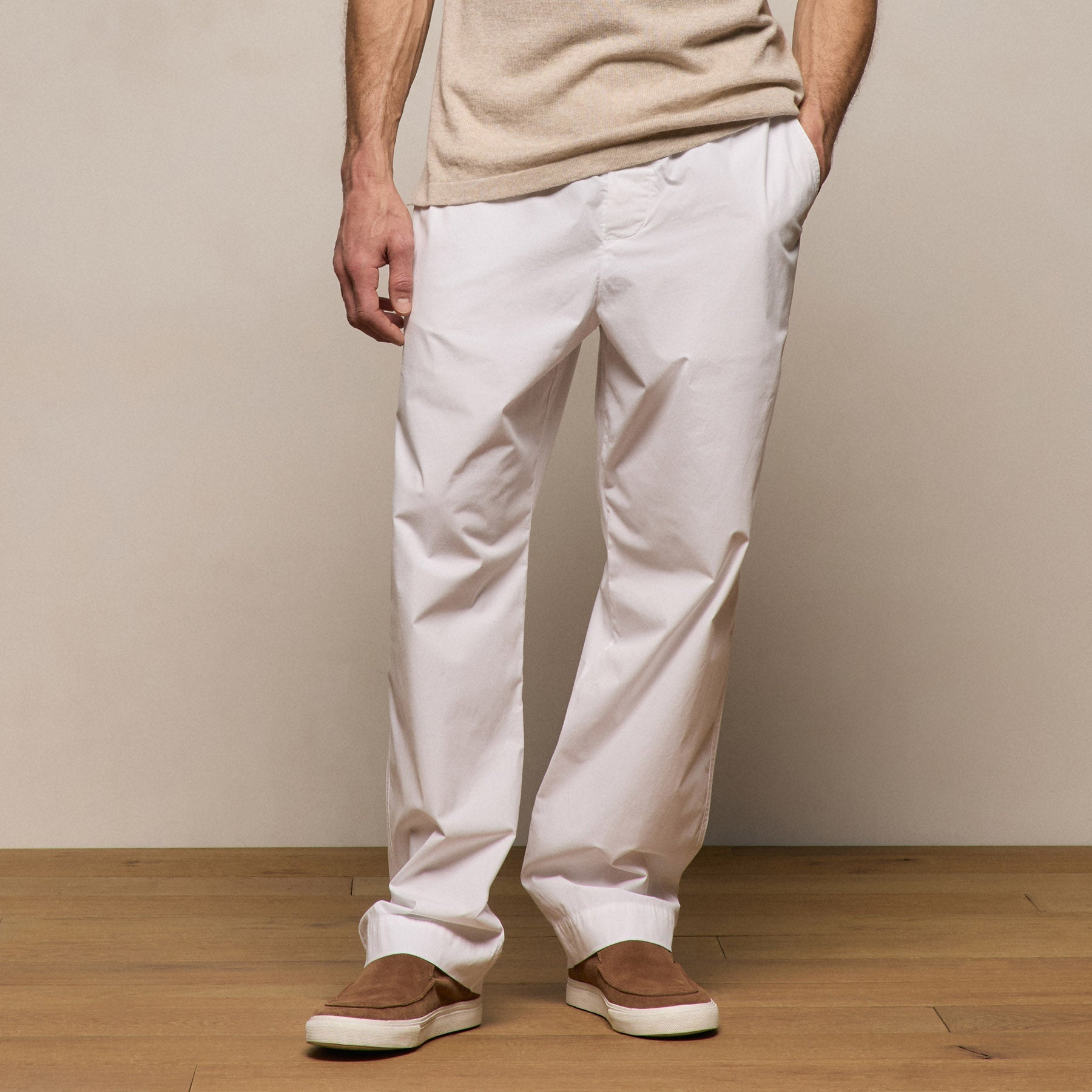 Stretch Poplin Drawstring Pant from James Perse - $495