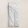 Stretch Poplin Drawstring Pant in White | James Perse Los Angeles