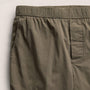 Stretch Poplin Drawstring Short in Light Olive | James Perse Los Angeles