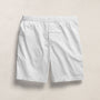 Stretch Poplin Drawstring Short in White | James Perse Los Angeles