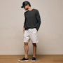 Stretch Poplin Drawstring Short in White | James Perse Los Angeles