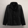 Suede Shearling Jacket in Black | James Perse Los Angeles