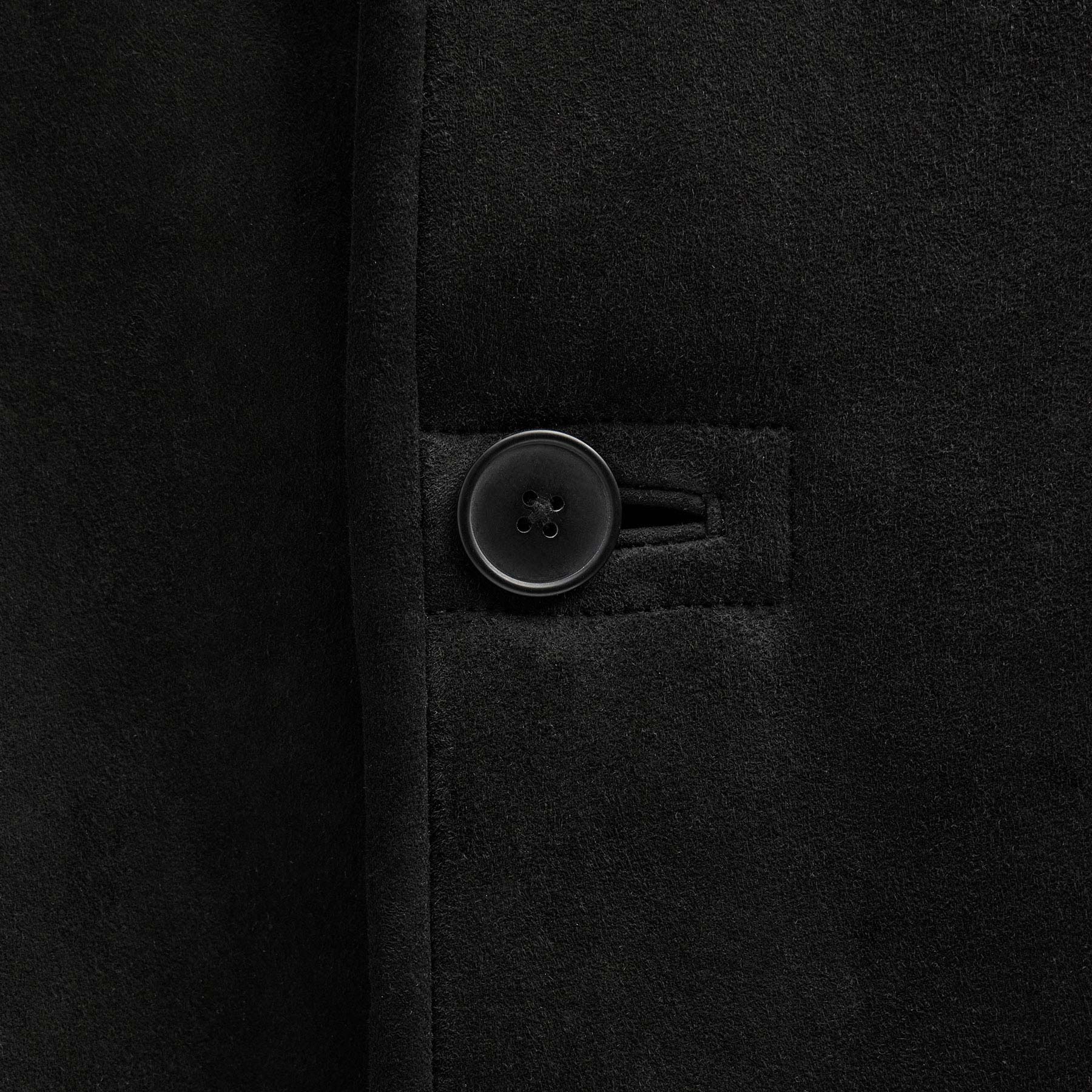 Suede Shearling Jacket in Black | James Perse Los Angeles FLAT