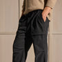 Heavy Sueded Knit Utility Pant in Black | James Perse Los Angeles