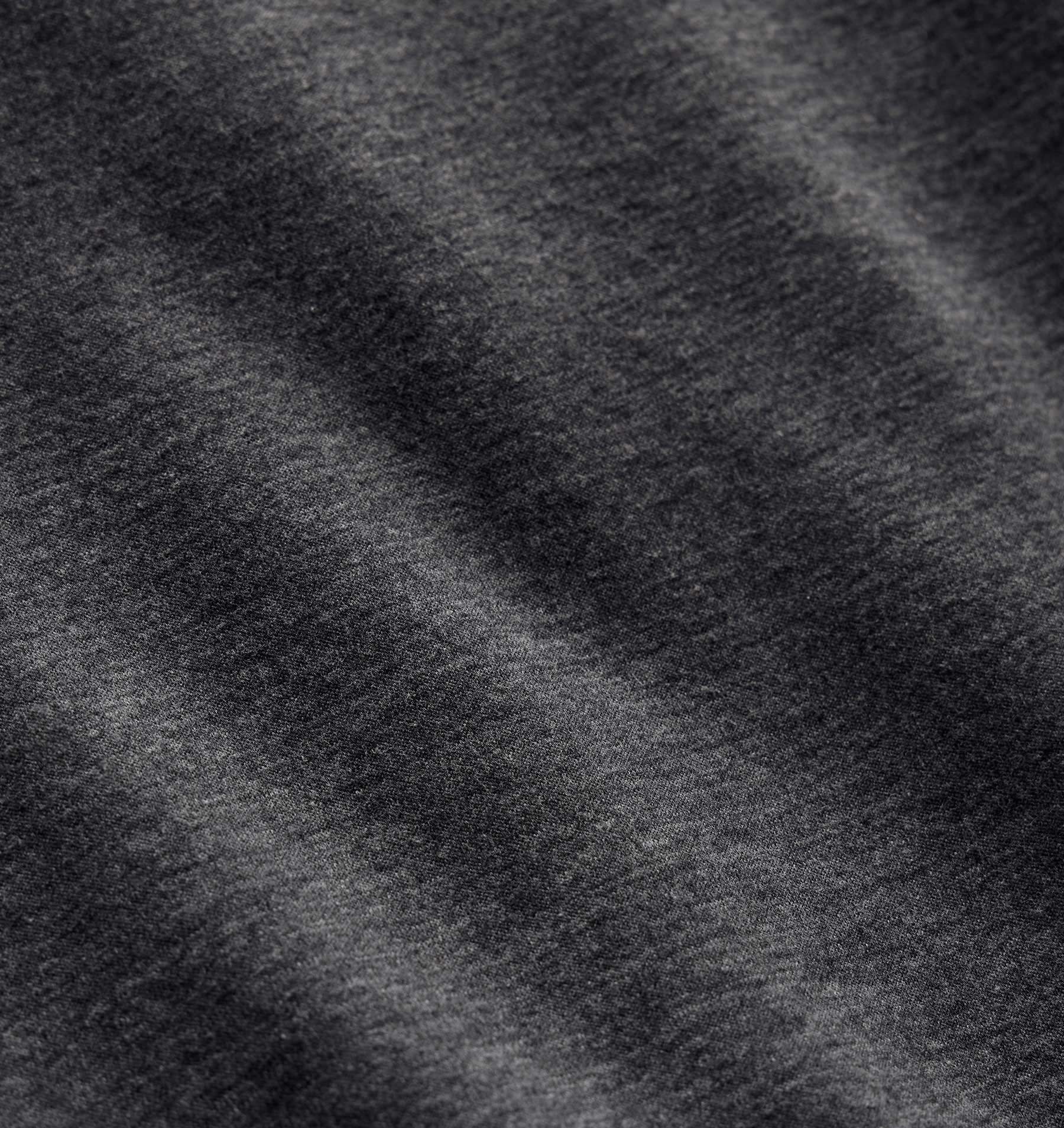 Fine French Terry Sweatshirt In Heather Charcoal | James Perse Los Angeles