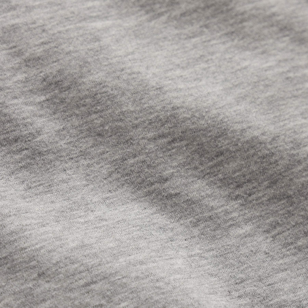 Fine French Terry Sweatshirt in Heather Grey | James Perse Los Angeles FLAT