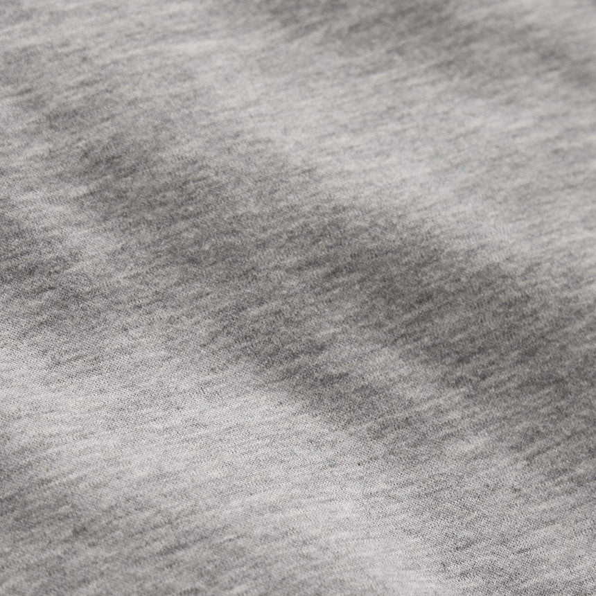 Fine French Terry Sweatshirt in Heather Grey | James Perse Los Angeles FLAT