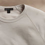 Fine French Terry Raglan Crew in Salt | James Perse Los Angeles