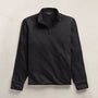 Fine French Terry Half Zip in Black | James Perse Los Angeles