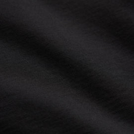 Fine French Terry Half Zip in Black | James Perse Los Angeles