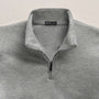 Fine French Terry Half Zip in Heather Grey | James Perse Los Angeles