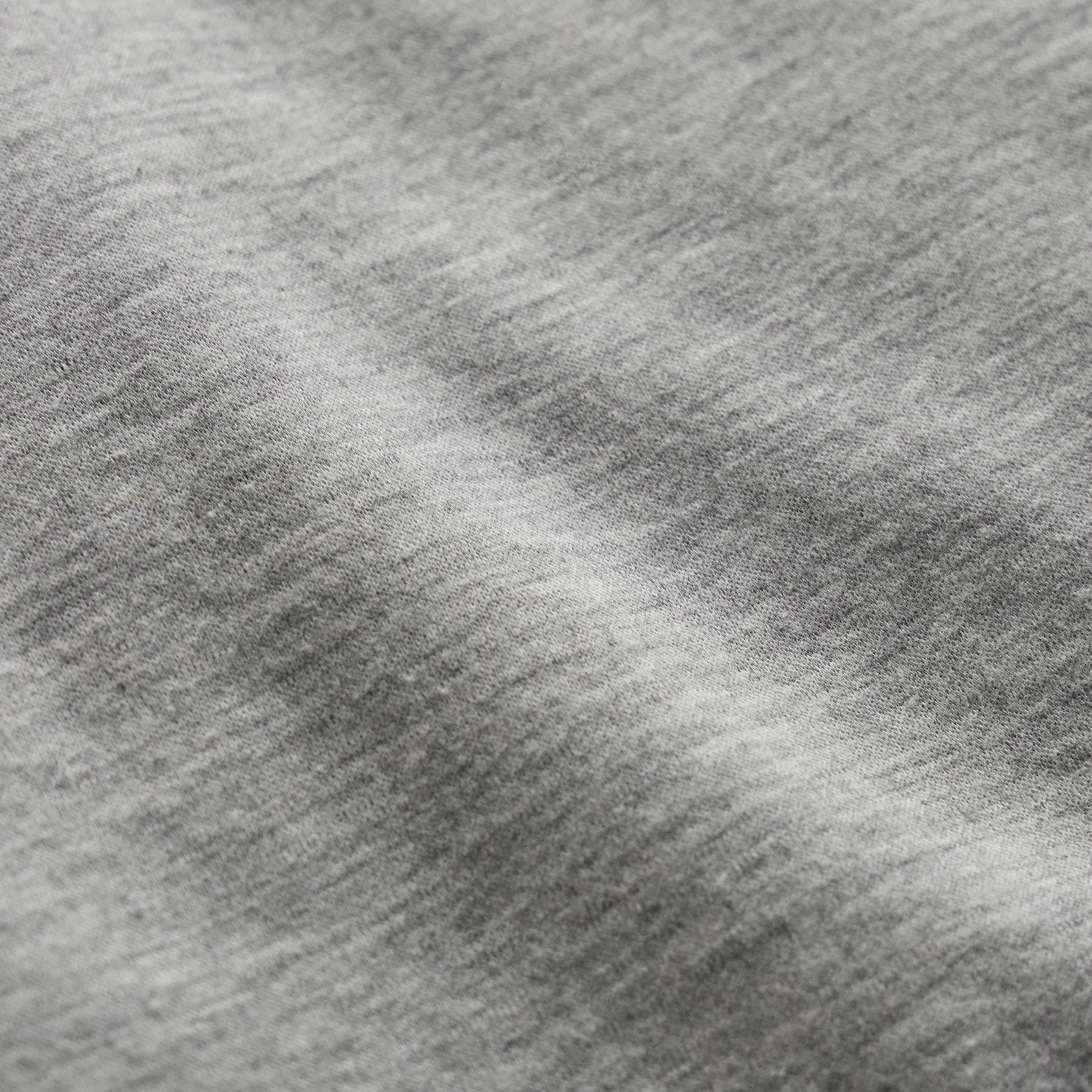 Fine French Terry Half Zip in Heather Grey | James Perse Los Angeles FLAT
