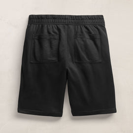 Fine French Terry Short in Black | James Perse Los Angeles FLAT