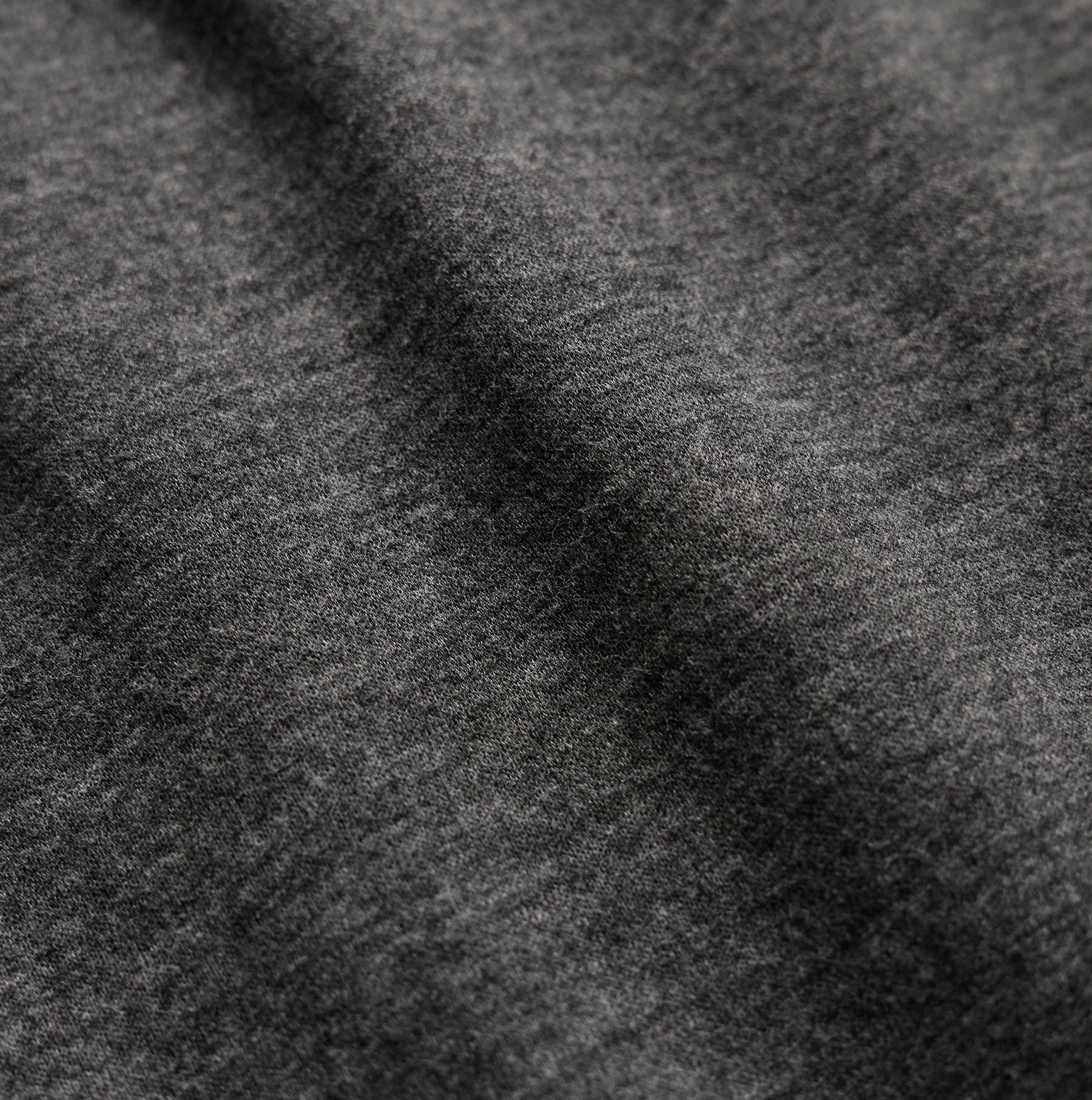 Fine French Terry Short in Heather Charcoal | James Perse Los Angeles