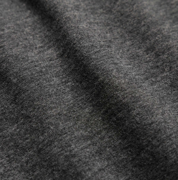 Fine French Terry Short in Heather Charcoal | James Perse Los Angeles