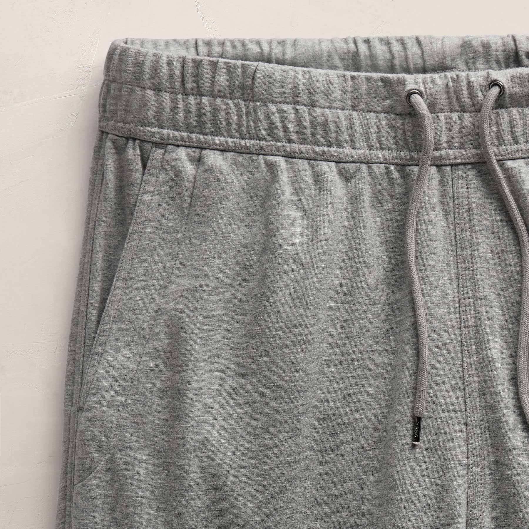 Fine French Terry Short In Heather Grey | James Perse Los Angeles