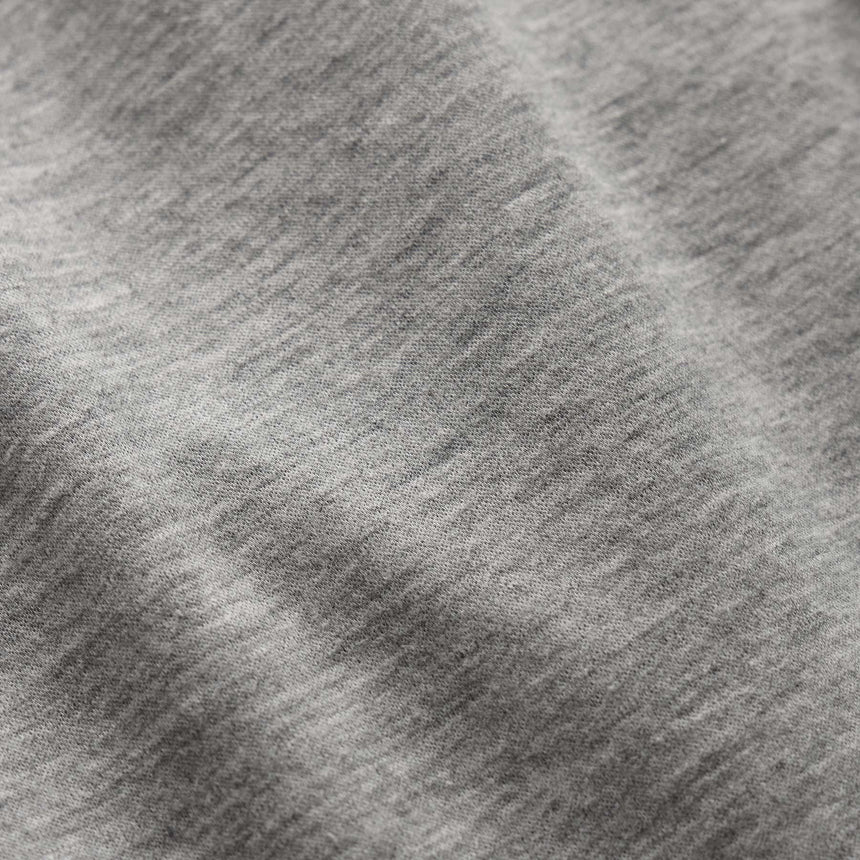 Fine French Terry Short In Heather Grey | James Perse Los Angeles FLAT