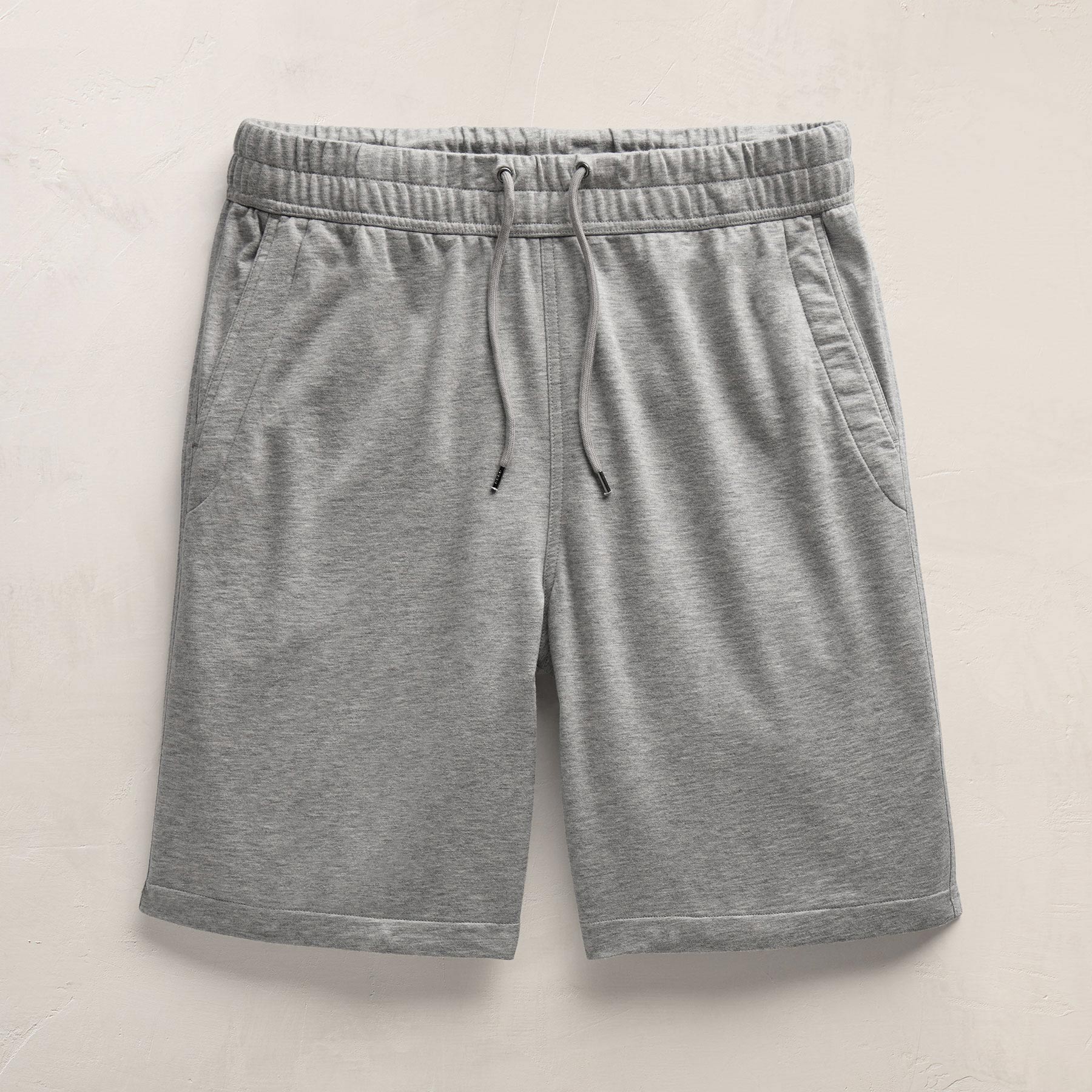 Fine French Terry Short In Heather Grey | James Perse Los Angeles