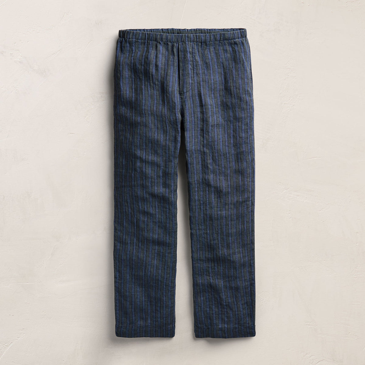 Washed Stripe Linen Relaxed Pant in Blue Stripe | James Perse Los Angeles
