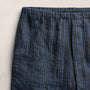 Washed Stripe Linen Relaxed Short in Blue Stripe | James Perse Los Angeles