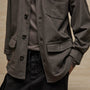Sf Mlskin Button Frt Uti Jkt in Dusty Brown | James Perse Los Angeles