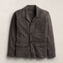 Sf Mlskin Button Frt Uti Jkt in Dusty Brown | James Perse Los Angeles
