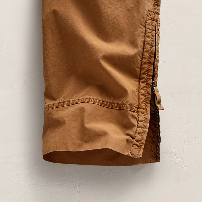 Parachute Poplin Cargo in Whiskey Pigment  | James Perse Los Angeles