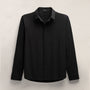 Supima Poplin Shirt in Black | James Perse Los Angeles