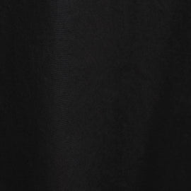 Poplin Collarless Shirt in Black | James Perse Los Angeles FLAT