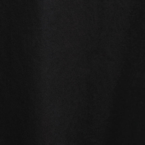 Poplin Collarless Shirt in Black | James Perse Los Angeles