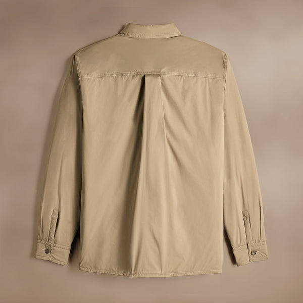 Insulated Outdoor Shirt Jacket  in Coyote | James Perse Los Angeles