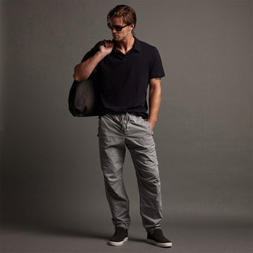 Parachute Flight Pant - Silver Grey Pigment | James Perse Los Angeles
