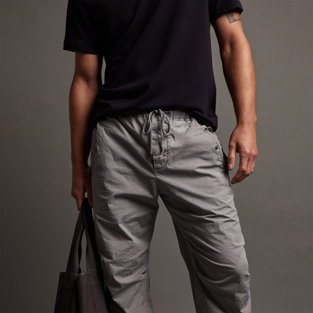 Parachute Flight Pant in Silver Grey Pigment | James Perse Los Angeles