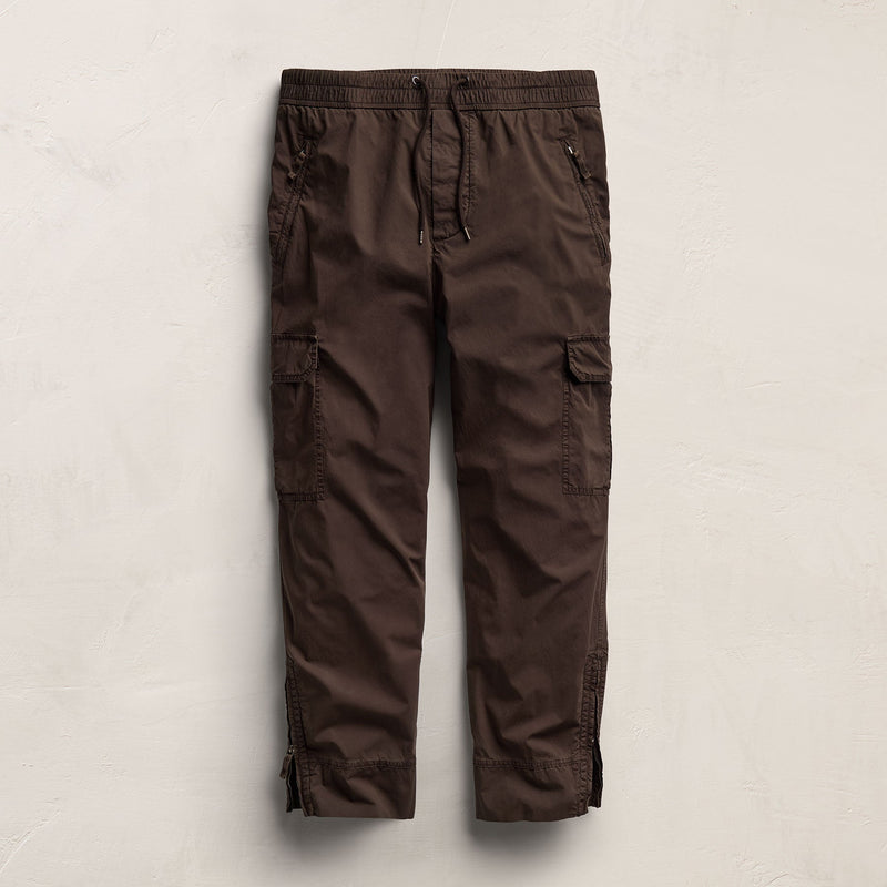 Parachute Poplin Cargo in Bark Pigment | James Perse Los Angeles