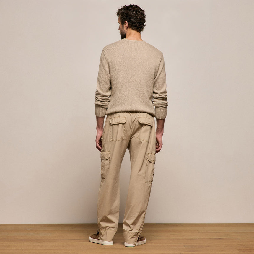 Parachute Poplin Cargo in Light Khaki Pigment | James Perse Los Angeles