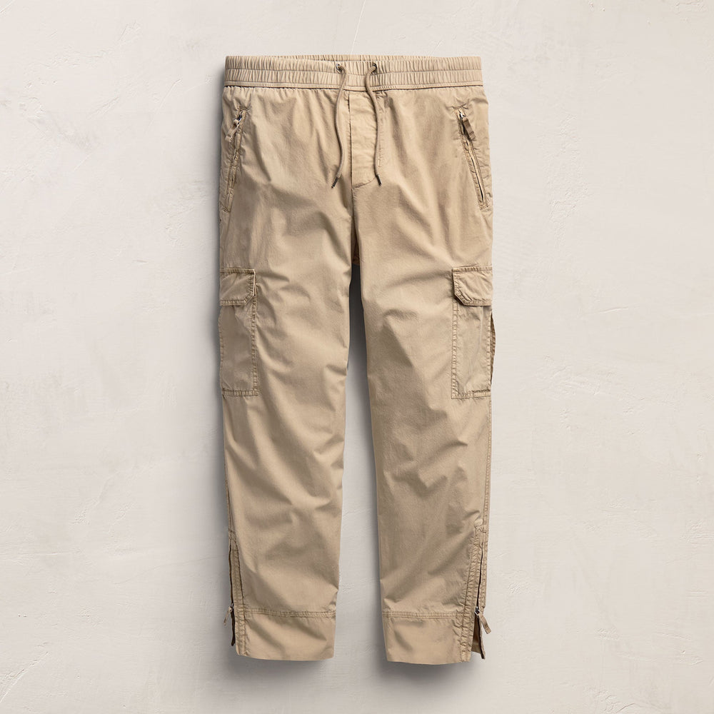 Parachute Poplin Cargo in Light Khaki Pigment | James Perse Los Angeles