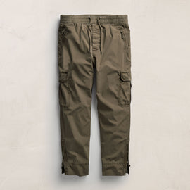 Parachute Poplin Cargo in Light Olive Pigment | James Perse Los Angeles