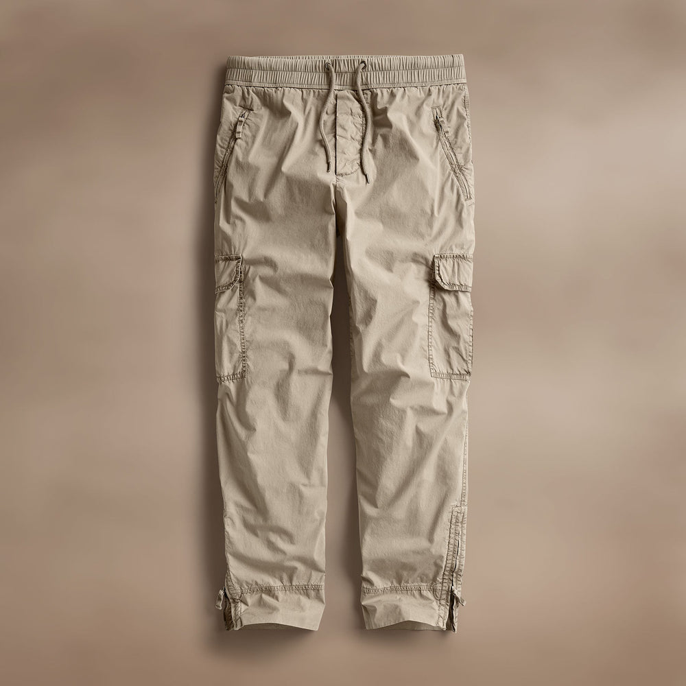 Strtch Spm Ppln Zp Pocket Crg in Overcast Pigment | James Perse Los Angeles