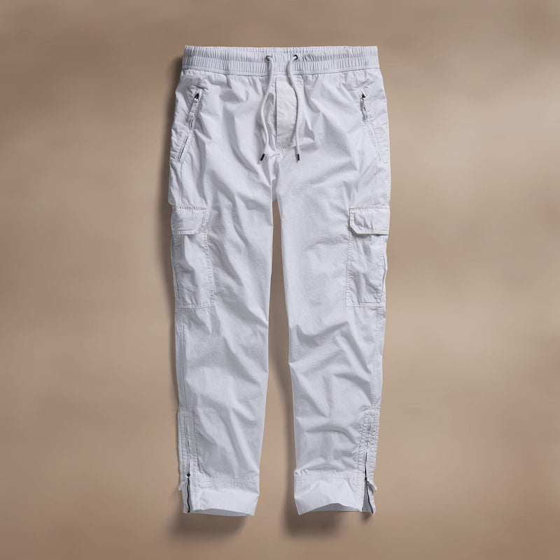 Parachute Poplin Cargo in White | James Perse Los Angeles