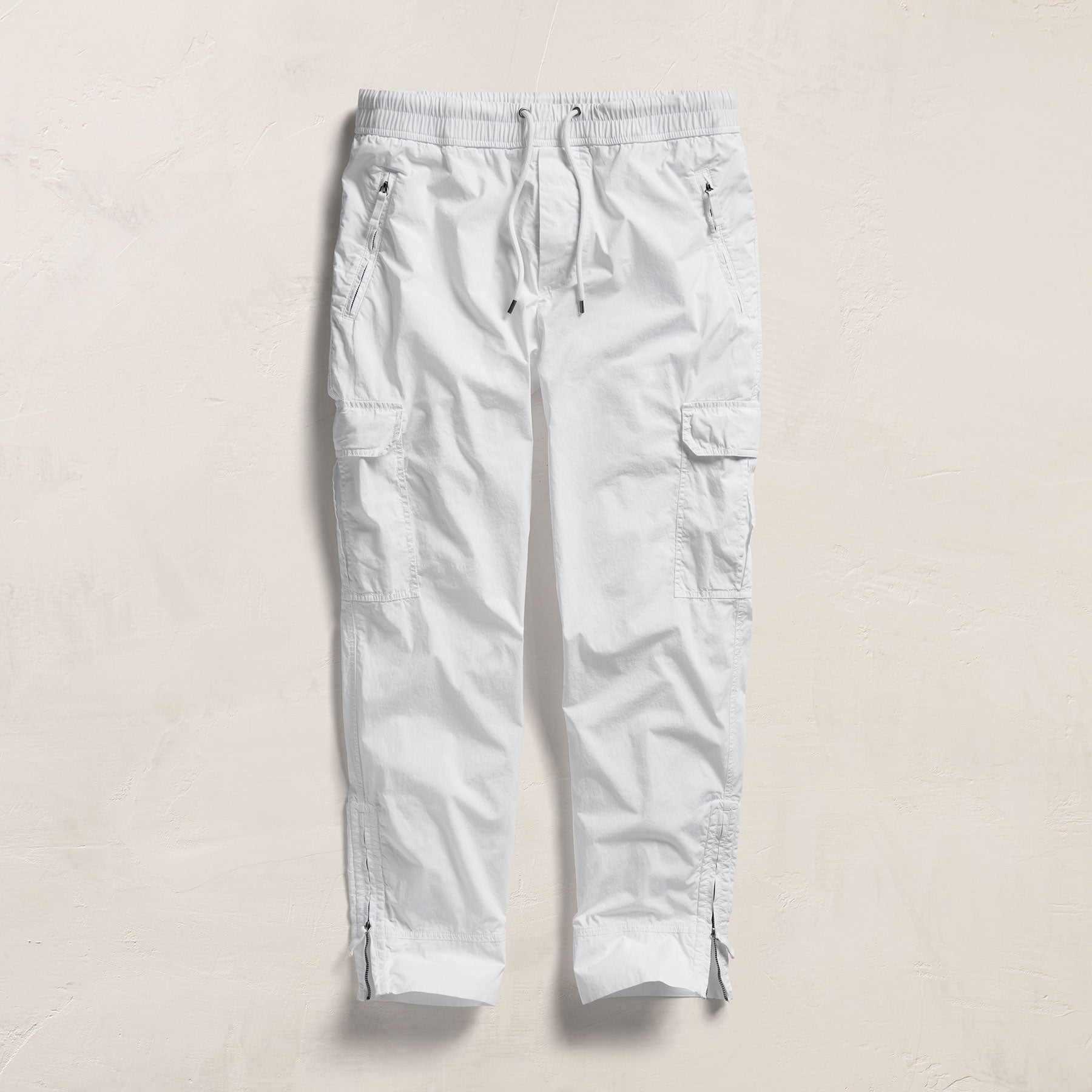 Parachute Poplin Cargo in White | James Perse Los Angeles